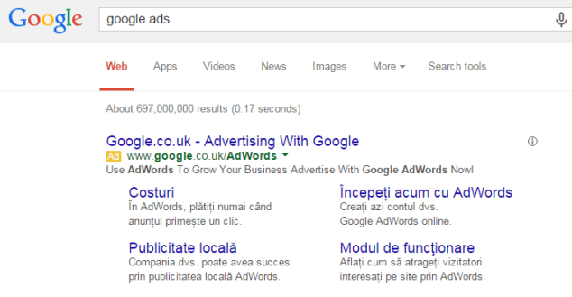 Cum concepi ad-urile text pentru o campanie Google Adwords pe search